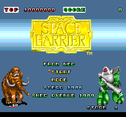 Gaming After 40 East vs. West Space Harrier PC Engine